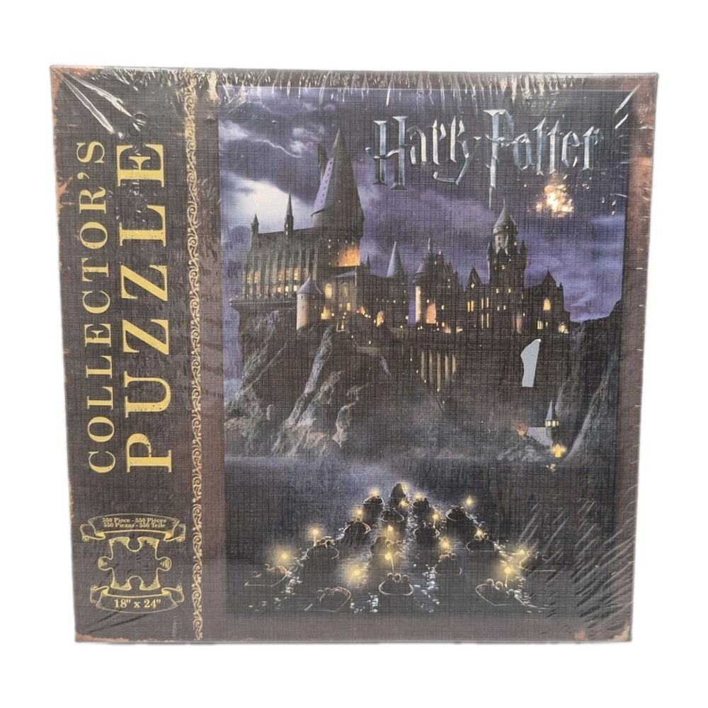 Harry Potter Hogwarts At Night 550-Piece Collector Puzzle 18x24" USAopoly SEALED